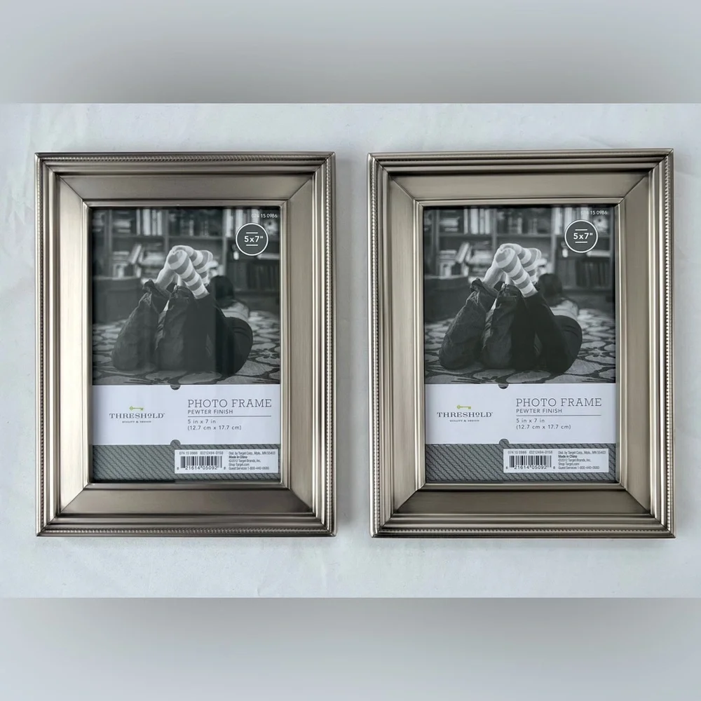 Threshold Silver Pewter Finish Frame
